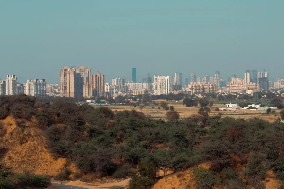 Gurugram city skyline