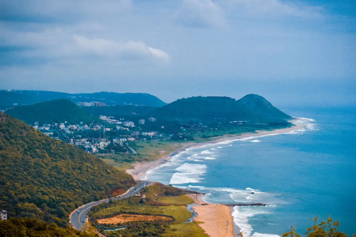 Coastline of Visakhapatnam